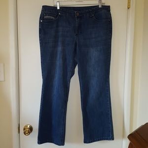 Christopher & Banks Embelished Boot-cut Jeans